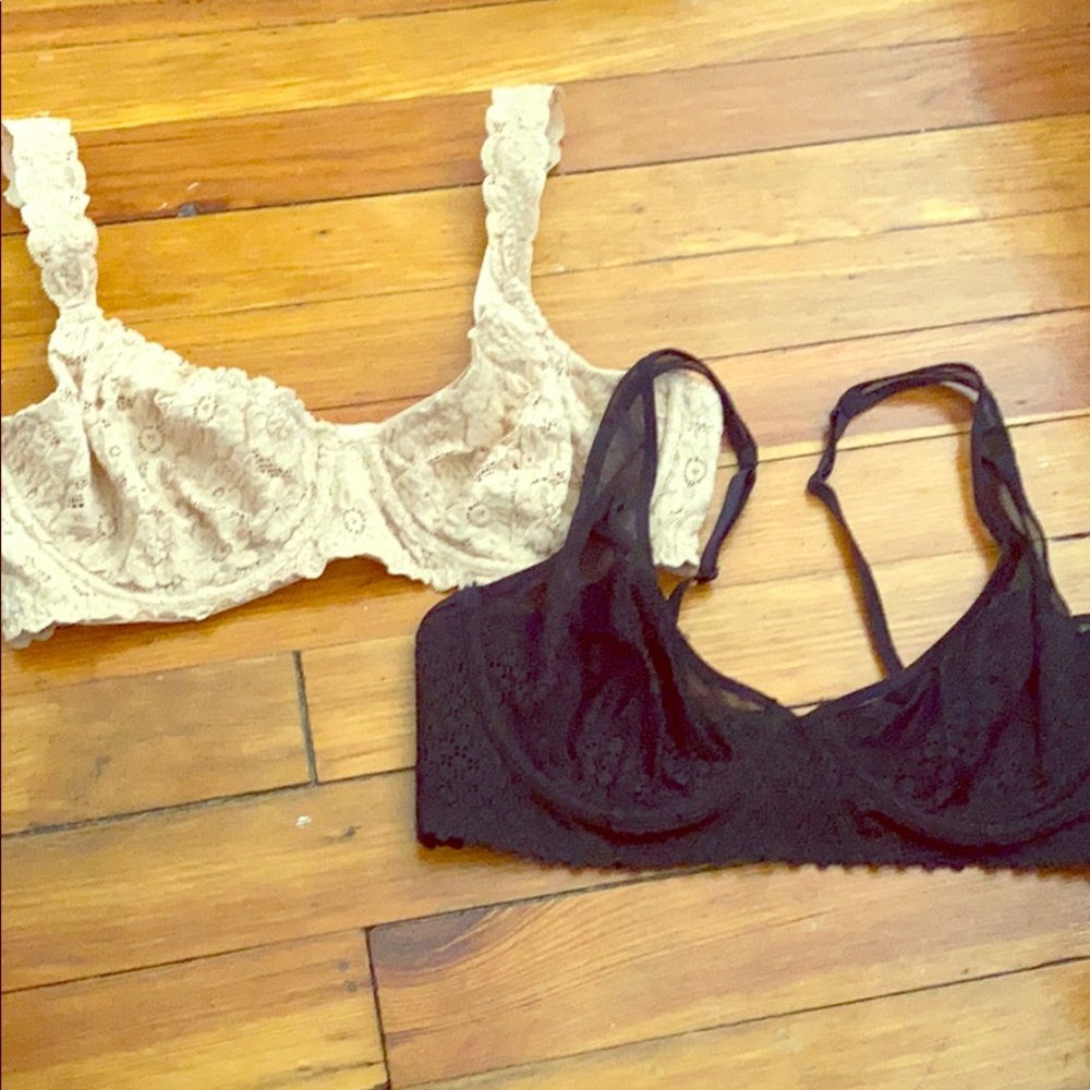 Aerie happy bras set of 2